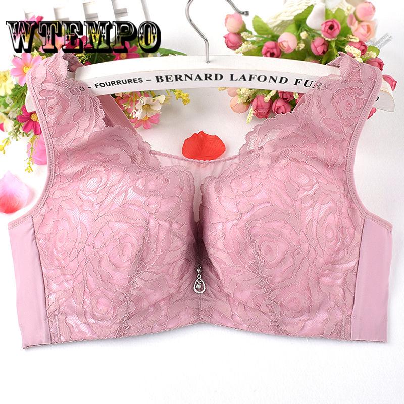 Big Breasts, four-breasted Big Breasts, Small Ultra-thin Cotton D Cup Bra