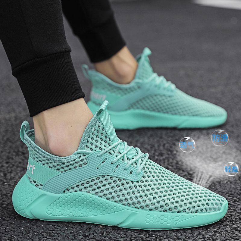 Running Shoes Men Fashion Mesh Sneakers Male Sport Shoes Lace-Up Lightweight Shoes Male Zapatos De Mujer Training Trainers Men