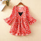 Floral chiffon shirt female summer student large size loose shirt short-sleeved top