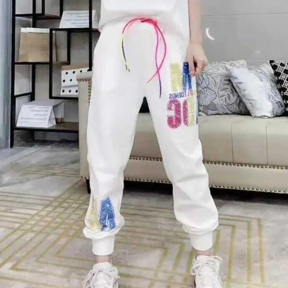 Heavy Industry Sports Pants Women's Autumn and Winter Loose Casual Explosion Models Harem Pants Women's Summer Ins Tide