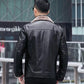 Leather Men's Jacket Plus Velvet Thickening Young and Middle-aged Fur Coat Winter Leather Jacket Large Size