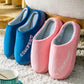 Pink Winter Slippers Women Thick Warm Cotton Shoes Home Mens Plus Size Winter Slipper