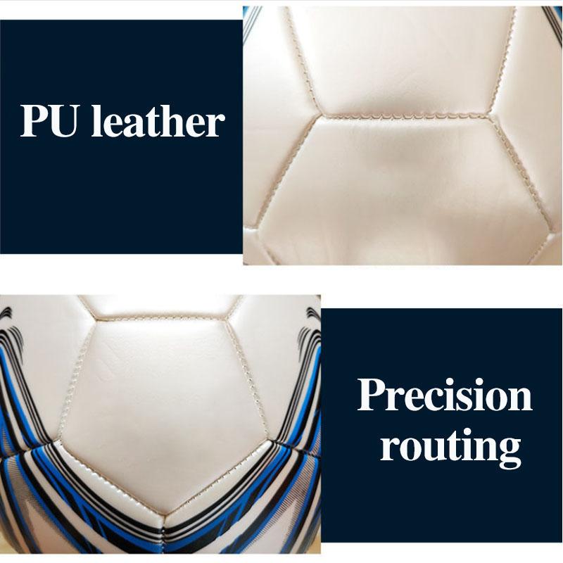 KinsBo Soccer Ball Training and Competition Football PU Soft Leather Soccer Wear-resistant Soccer Size 5