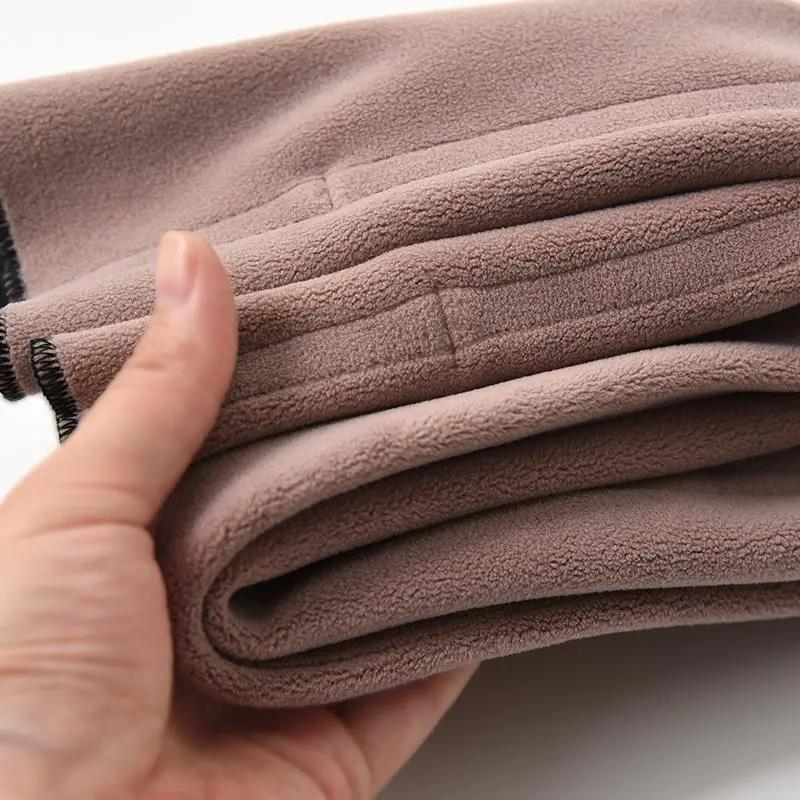 Children's Fleece Leggings Stretch One-piece Fleece Warm Pants, Girls' Austrian Fleece Middle and Small Children's Pants Autumn and Winter Models