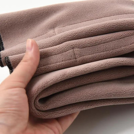 Children's Fleece Leggings Stretch One-piece Fleece Warm Pants, Girls' Austrian Fleece Middle and Small Children's Pants Autumn and Winter Models