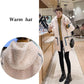 Autumn and Winter Lamb Fur Coat Hooded Thickened Fleece Jacket Mid-length Women's Fur Coat