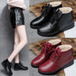 Cotton Shoes Women's Winter Plus Velvet Thickening Warm Middle-aged and Elderly Short Boots Anti-skid Anti-level Bottom Comfortable Cotton Shoes