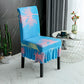 1pc Elastic Stretch Dining Chair Cover Spandex Wedding Chair Slipcovers Dust-proof Seat Protector for Party Banquet Home