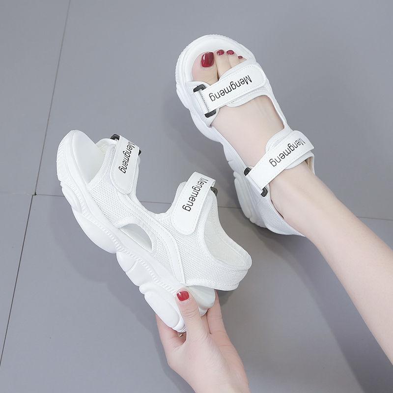 Summer Women's Sandals Sports Platform Student Beach Shoes Korean Style All-match Flat Women's Shoes