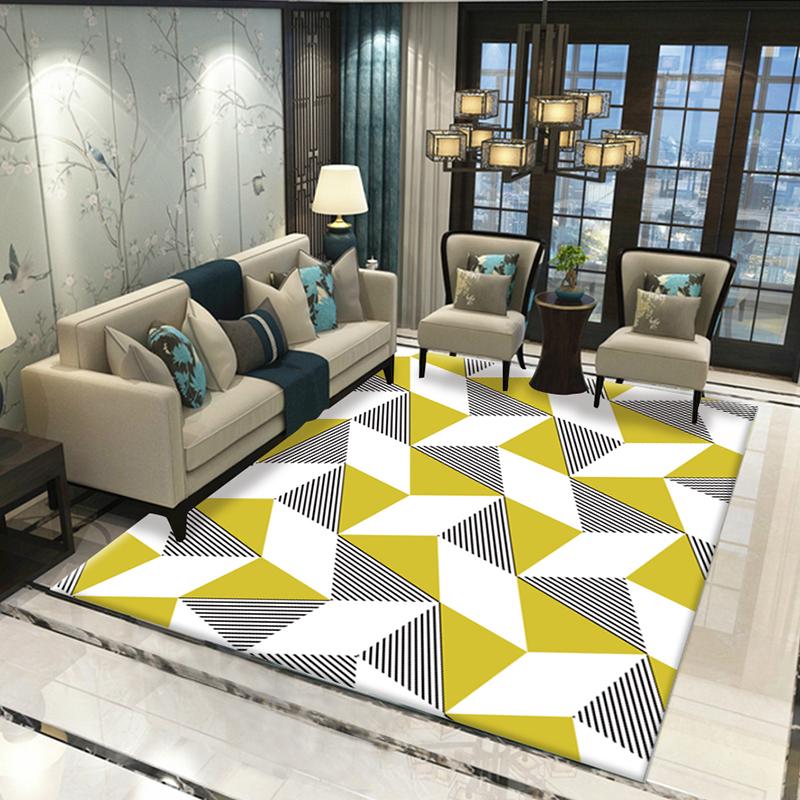Nordic Carpet Geometric Carpets for Living Room Home Bedroom Rug Sofa Coffee Table Rugs Floor Mat