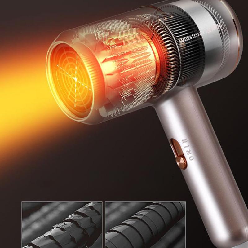800W Dormitory Hair Dryer Set Negative Ion Hair Care Hot/cold Hair Dryer Portable Silent Barber Equipment