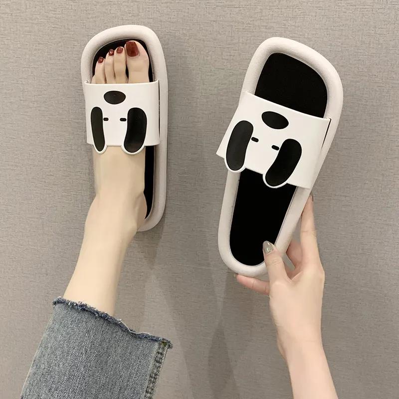 Women Summer Slippers Tasteless Antiskid Indoor Soft Bottom Slippers Non Slip Cartoon Outdoor Casual Slippers