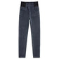 Women's High Waist Jeans Autumn Plus Size Ladies Slim Fit and Thin Elastic Waist Tunic Long Pants Pencil Pants Girl's Trousers