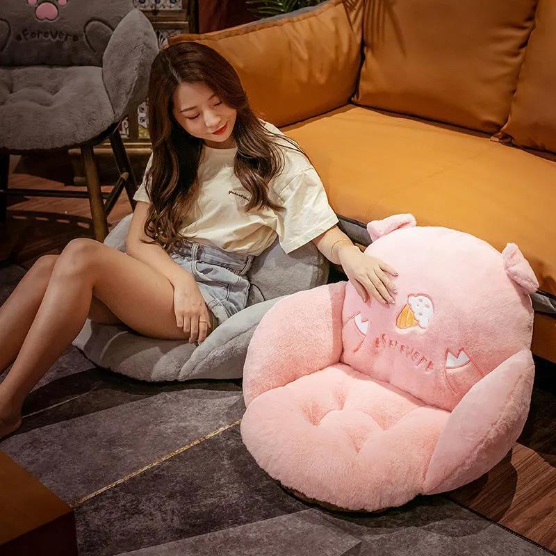 Japanese Tatami Cushion Semi-surround Futon Good Flexibility Anti-static Healthy Home Bedroom Living Room Balcony Thicker and Softer