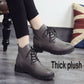 Women's Shoes Martin Boots Autumn Winter Lace Up Women Casual Flat Shoes Warm Round Toe Sneakers