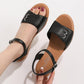 Beef Tendon Soft Sole Mother Sandals Female Summer Soft Leather Comfortable Middle-aged Women's Shoes Middle-aged Flat-bottom Non-slip