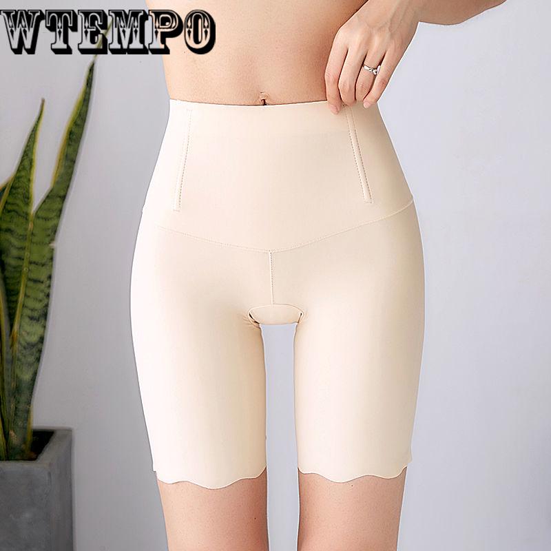 Large Size Waist Hips Body Pants Slimming Clothes Summer High Waist Belly Pants Safety Pants Corset