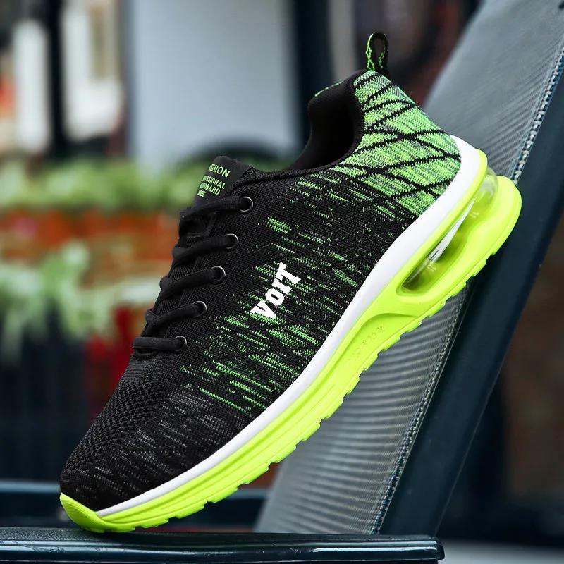 Air Cushion Running Shoes Men's Sports Shoes Mesh Shoes Shock Absorption Casual Shoes