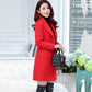 Women's Woolen Coat Female Mid-Long Jacket Women's Popular Woolen Coat Ladies Overcoat Plus Size 6XL