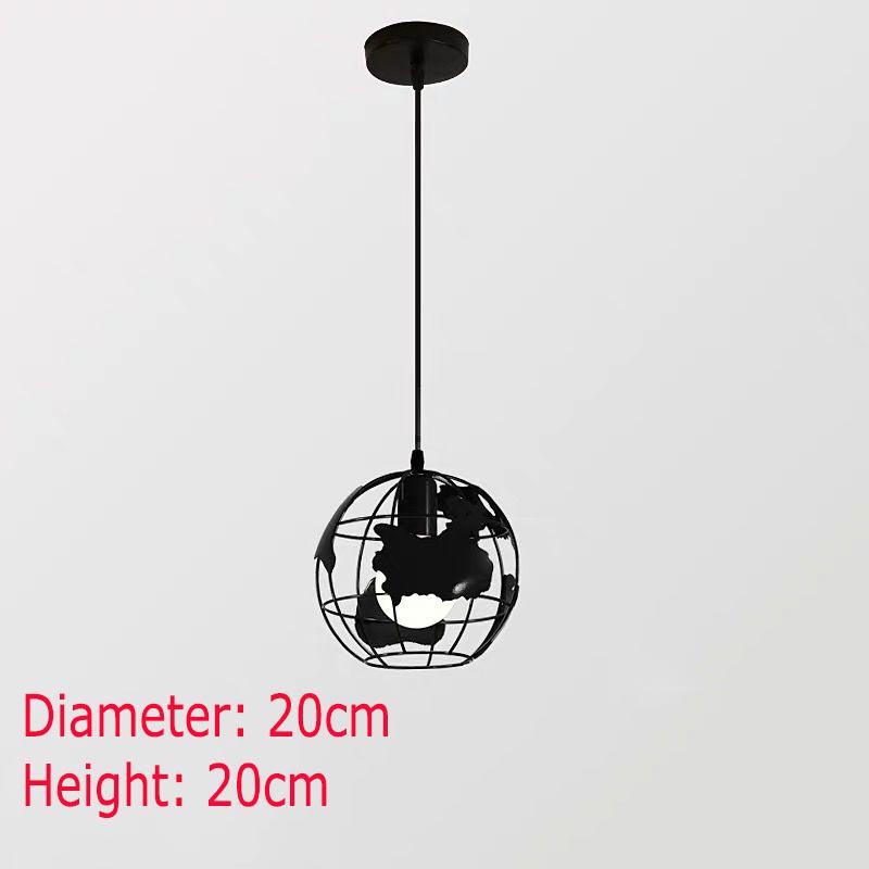 Nordic Style Simple Dining Room Small Chandelier Hallway Porch Star Light Retro Balcony Chandelier
