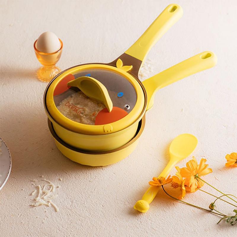 Baby Food Supplement Pan Frying and Cooking One Non-stick Ceramic Baby Milk Pan