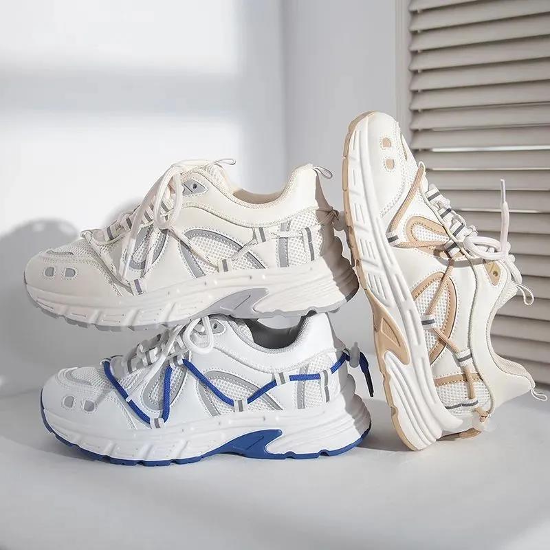 Korean Version of The Thick-soled White Shoes Female Autumn and Winter New All-match Girl Shoes Niche Casual Sports Shoes Sneakers Trend