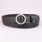 Women Belts Solid Color Thin Skinny Waistband Adjustable Belt Leather Waist Belts Women