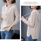 Spring  Autumn Hooded Sweater Women's Top Long Sleeve Knitted Sweater Coat All-match Hoodie Bottoming Shirt