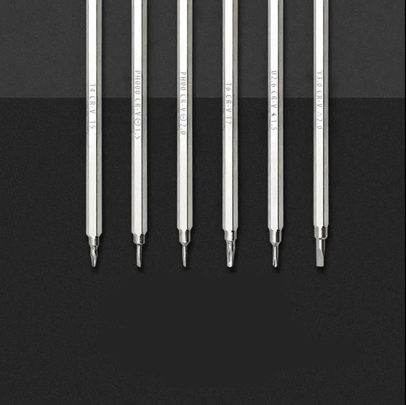 6Pcs Magnetic Screwdriver Set Multifunctional Household Opener Mini Demolition Machine Tool