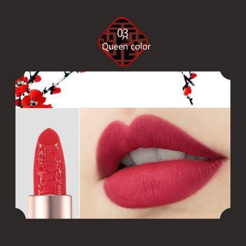 Lipstick make up Moisture Waterproof Lasting Color Interesting Carving Lipstick Long Lasting