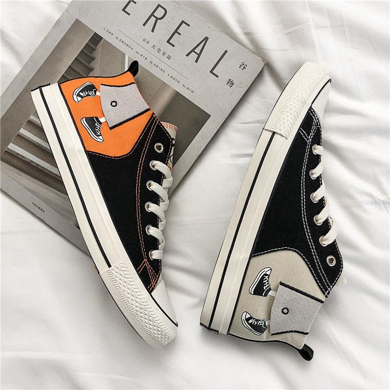 Men's High Top Sneakers Casual Skateboarding Shoes Sports Shoes Breathable Hip Hop Walking Shoes Street Shoes Chaussure Homme
