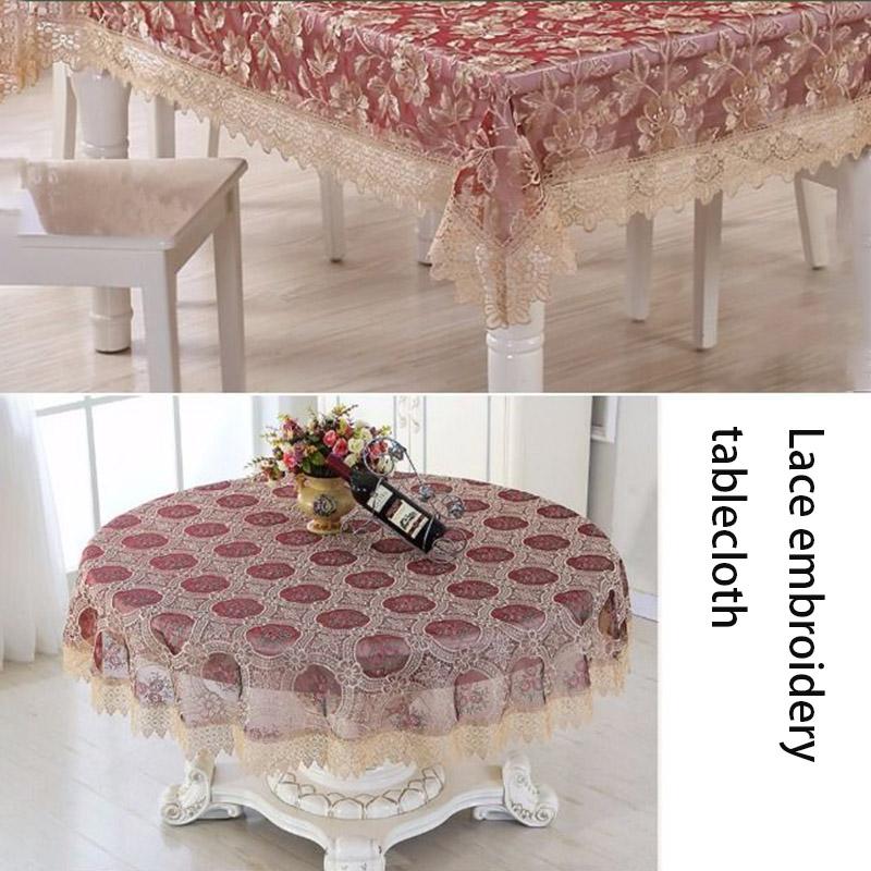 Home Decoration Bedside Table Cover Cloth Table Table Cloth Coffee Table TV Lace Embroidery Cover Towel Table Cloth Multifunctional Cover Cloth
