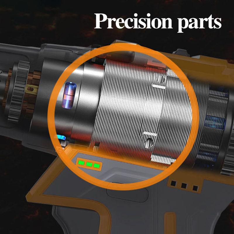 Household Luxury Cordless Drill Set Large Torque Electric Screwdriver with Two Batteries and Tool Box