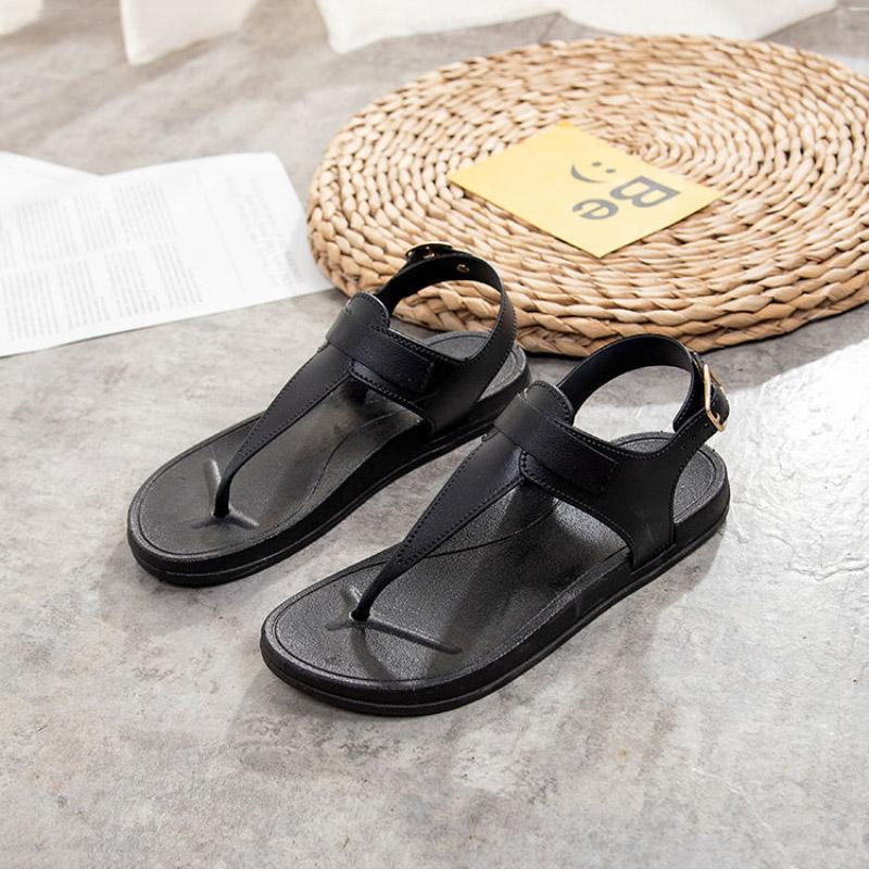 Summer Women Flat Sandals Flip Flops Comfortable Slip on Soft Slippers Casual Beach Shoes