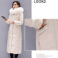 Women's Down Cotton Jacket Winter Long Section Over The Knee Thick Slim Slimming Coat Women