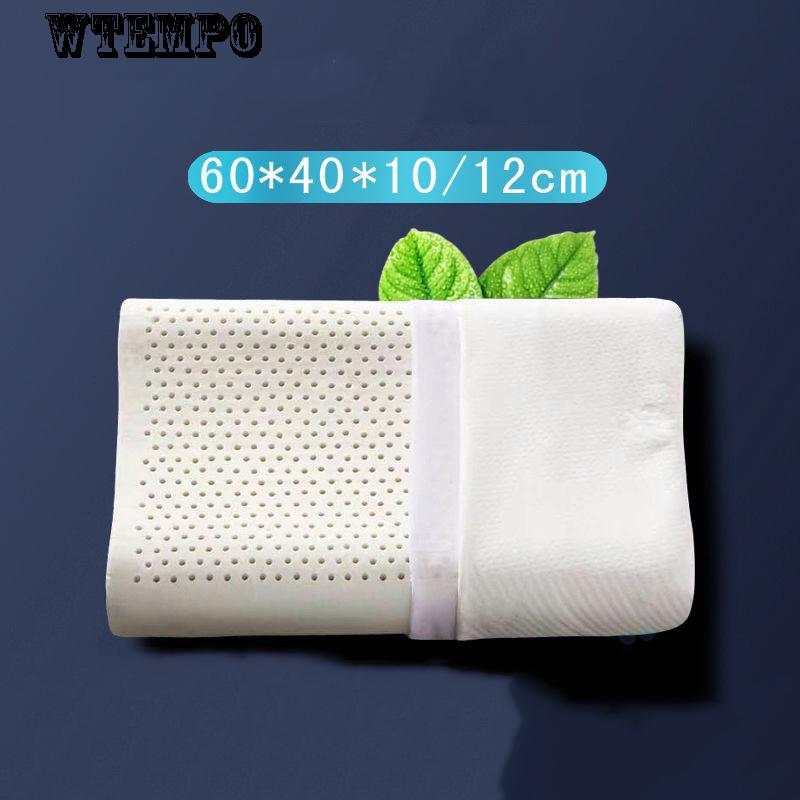 Latex Pillow Adult Rubber Pillow Protect Cervical Pillow Massage Pillow Thailand Natural