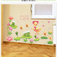 Children's room bedroom background flat waterproof decorative PVC mural removable