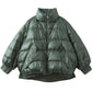 Women's Short Down Jacket Winter Fashion Trend Stand-up Collar Small Wild Warm and Comfortable White Duck Down Jacket