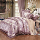 Bed Set Luxury Jacquard Bedding Set Duvet Cover and 2pcs Pillowcase Soft Duvet Cover Set
