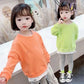 Girls' Thin Spring and Autumn Clothes Baby Cute Casual Breathable Cute Suit Korean Version Two-piece Suit