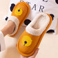 Autumn and Winter Pure Cotton Slippers Indoor Non-slip Soft-soled Shoes Warm Simple Plush Cotton Shoes