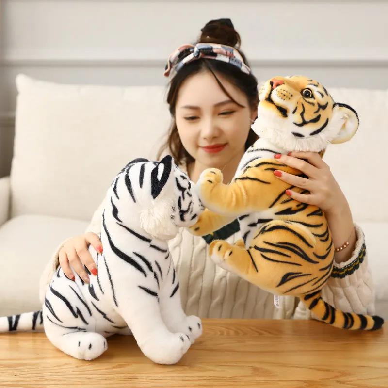 Soft Stuffed Animals Tiger Plush Toys Pillow Animal Lovely Doll Cotton Toys for Children