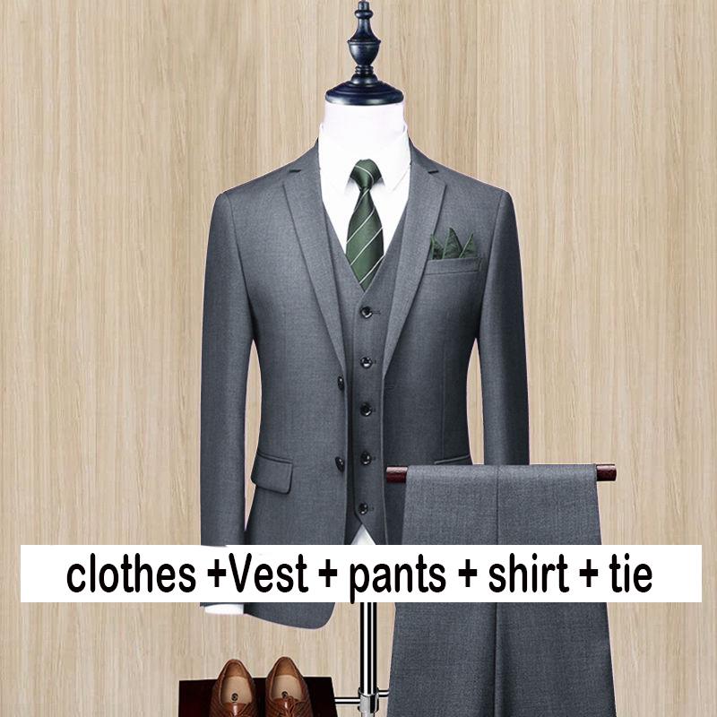 Men's Suit Suit Men's Business Dress Wedding Clothing Plus Size Men's Clothing Suit
