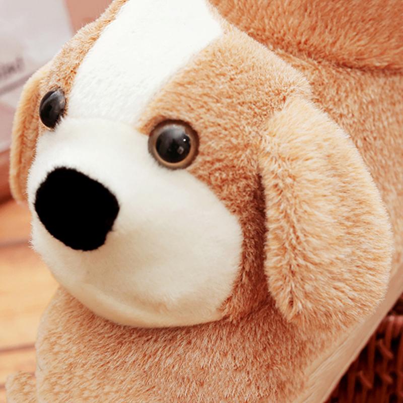 Winter Cartoon Cute Cotton Slippers Home Bag with Warmth Couple with Heel Home Cotton Slippers Soft and Comfortable