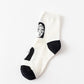 Women Cotton Crew Socks Autumn Winter Fashion New Simple Creative Fun Printing Trend Short Socks