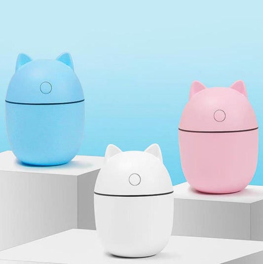 300ml Cute Bear Air Humidifier USB Electric Sprayer Mini Portable Aroma Diffuser for Home Office Car