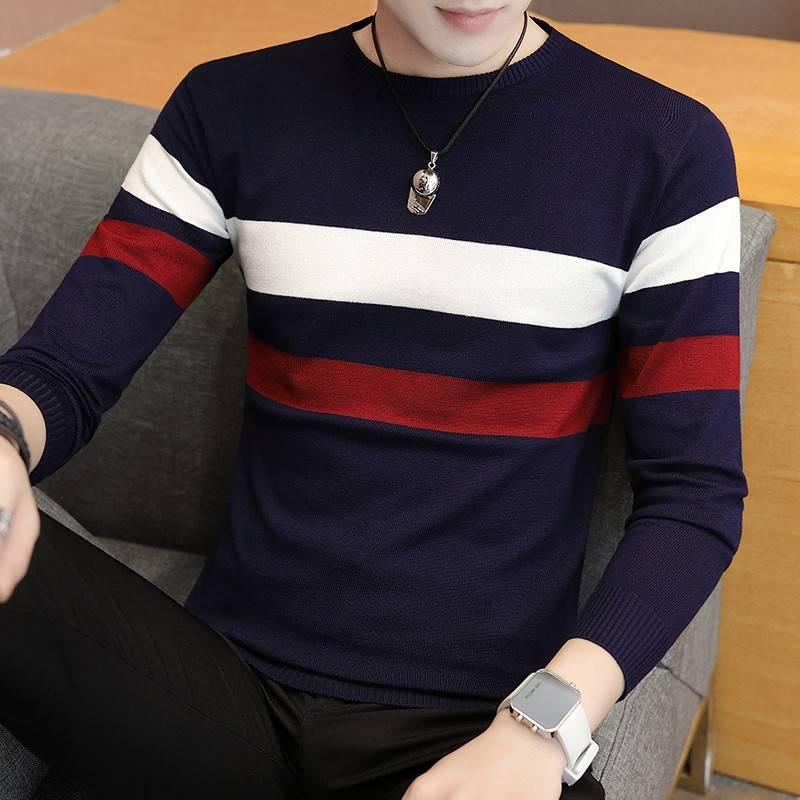 Men Sweaters 2019 Autumn Winter Cotton Knitted Mens Sweaters Pullovers Men Brand Clothing Knitwear