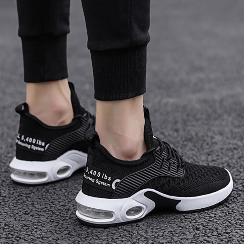 Summer Fly Men's Deodorant Net Shoes Breathable Sports Casual Shoes Travel Korean Style All-match Trendy Shoes