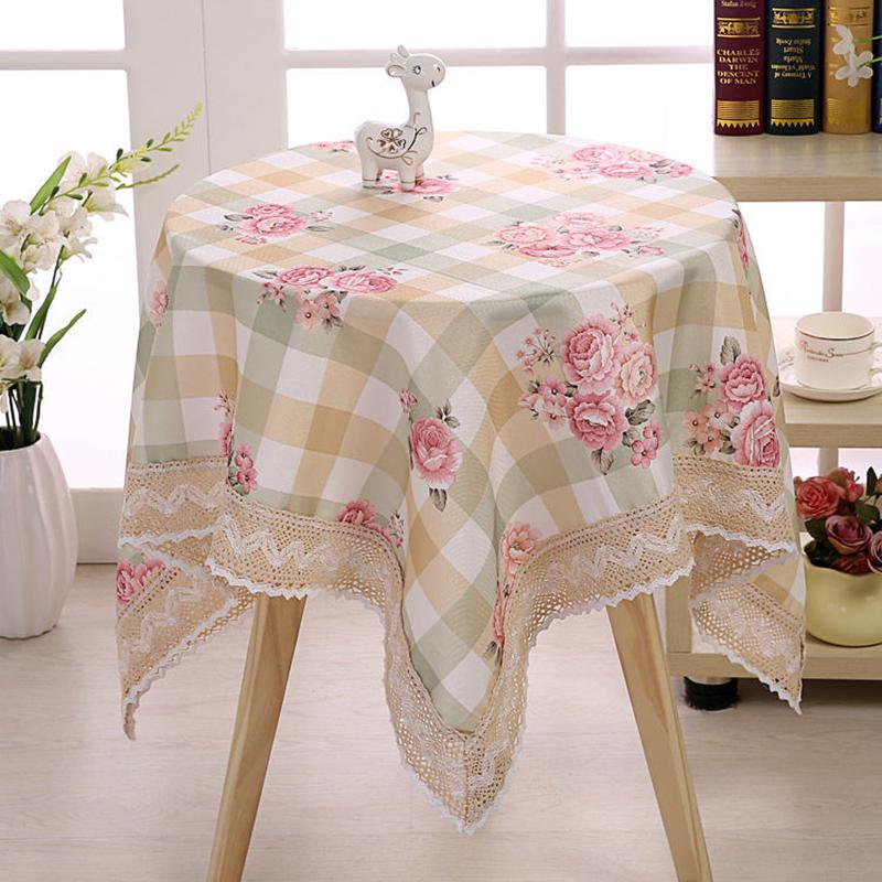 Lace Tablecloth Fabric Square Table Universal Dustproof Cover Towel Refrigerator Coffee Table Dining Table Table Cloth TV Cover Bedroom