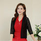 Short Sun Protection Clothing Women's Lace Cardigan Jacket Thin Plus Size Shawl Short Air-conditioning Shirt